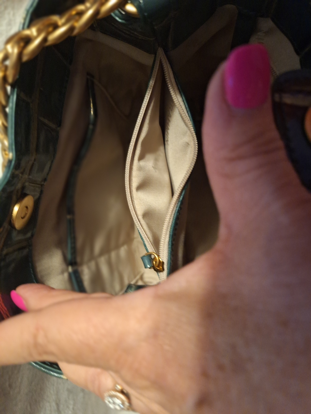 Brahmin Mod Mini Amelia In Mystic Green Nerina Crossbody - Picture 9 of 9